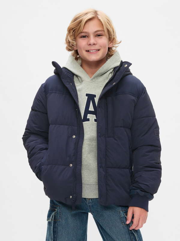 GAP Chlapecká Dětská prošívaná nepromokavá bunda 523218-00 Velikost: S