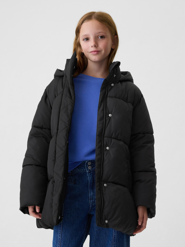 GAP Dívčí Dětská prošívaná nepromokavá bunda 523912-00 Velikost: XS