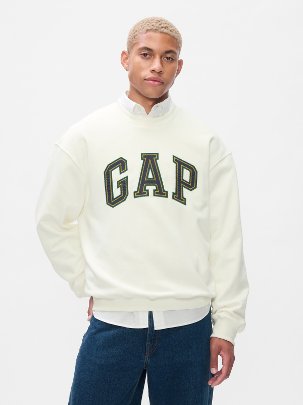 GAP Oversize mikina s logem - Pánské