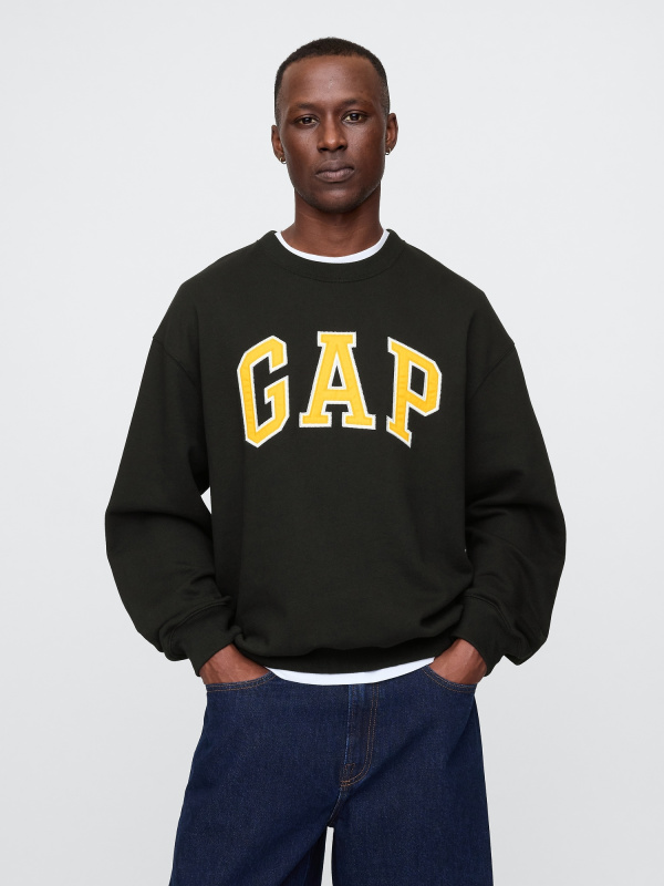 GAP Oversize mikina s logem - Pánské
