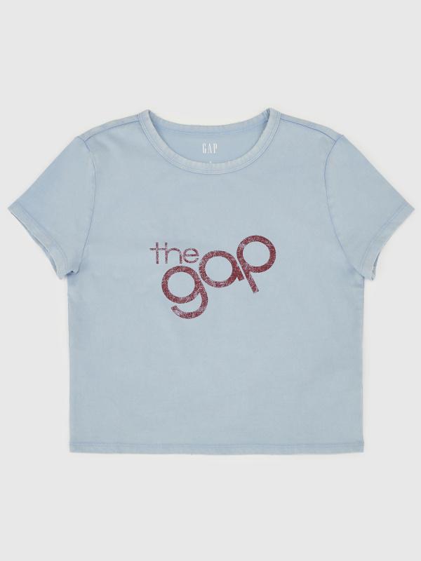 GAP Dámské Crop tričko s logem 749362-01 Velikost: XS
