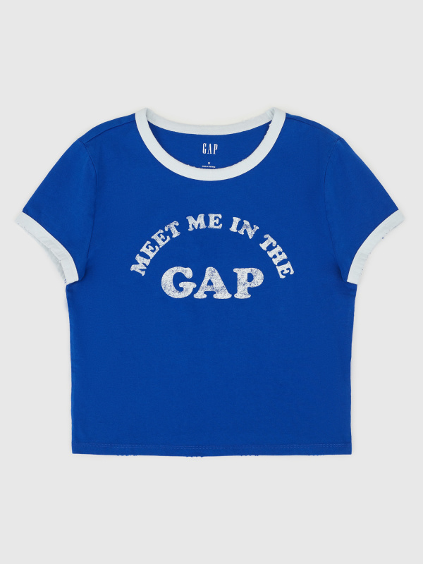 GAP Dámské Crop tričko s logem 749366-05 Velikost: M