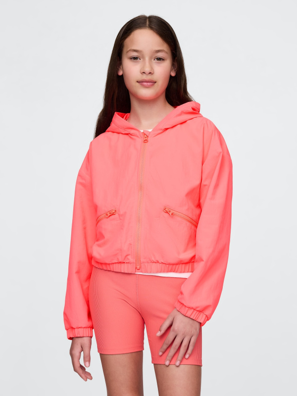 GAP Dětská nylonová bunda Windbreaker - Holky