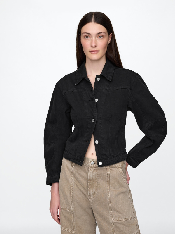 GAP Dámská Džínová crop bunda 714002-03 Velikost: XS