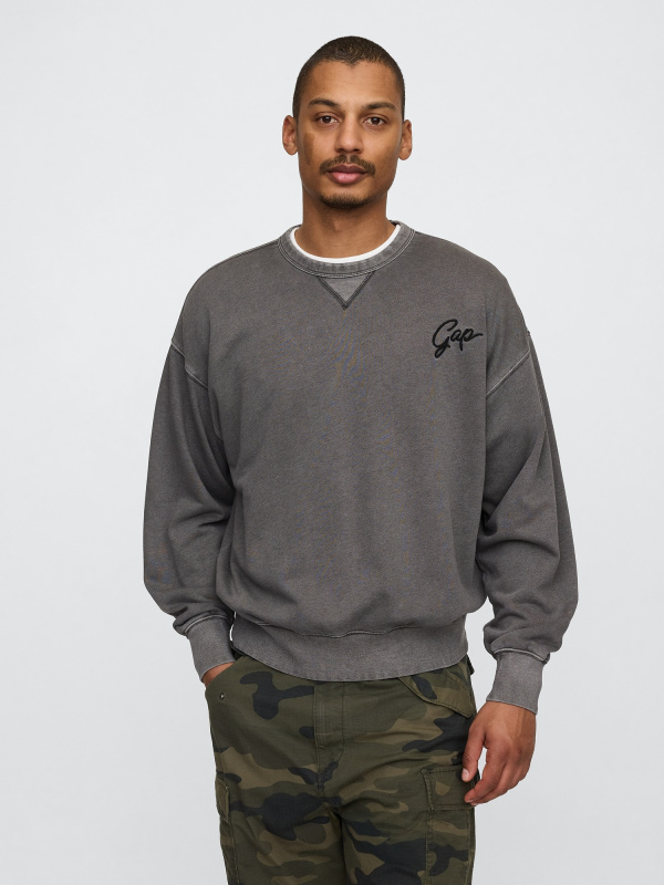 GAP Pánská Oversize mikina s logem 730184-04 Velikost: XXL