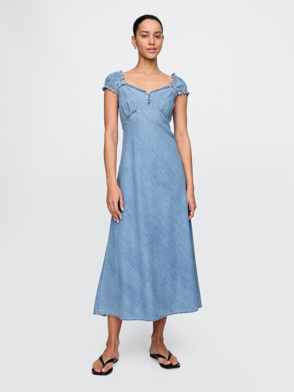 GAP Dámské Džínové maxi šaty 731349-00 Velikost: XS