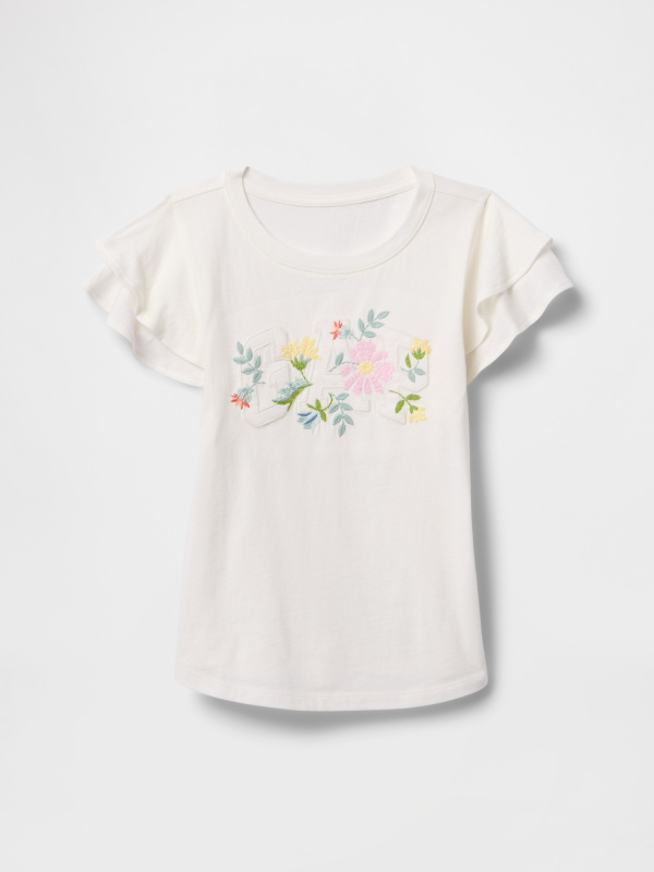 GAP Dívčí Dětské tričko s logem 740966-00 Velikost: XL