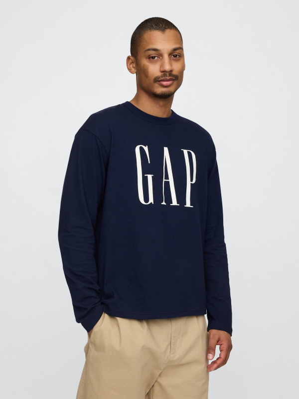GAP Oversize tričko s logem - Pánské