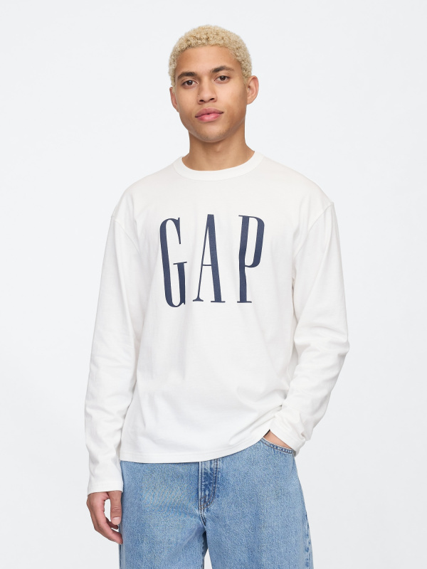 GAP Pánské Oversize tričko s logem 725634-02 Velikost: M