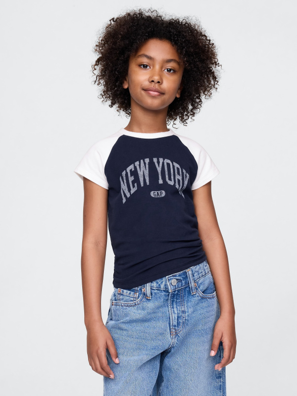 GAP Dětské tričko New York - Holky