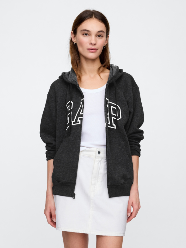GAP Dámská Mikina na zip s logem 831200-02 Velikost: XS