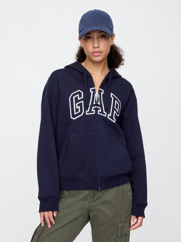 GAP Mikina s logem tmavě modrá Velikost: XL