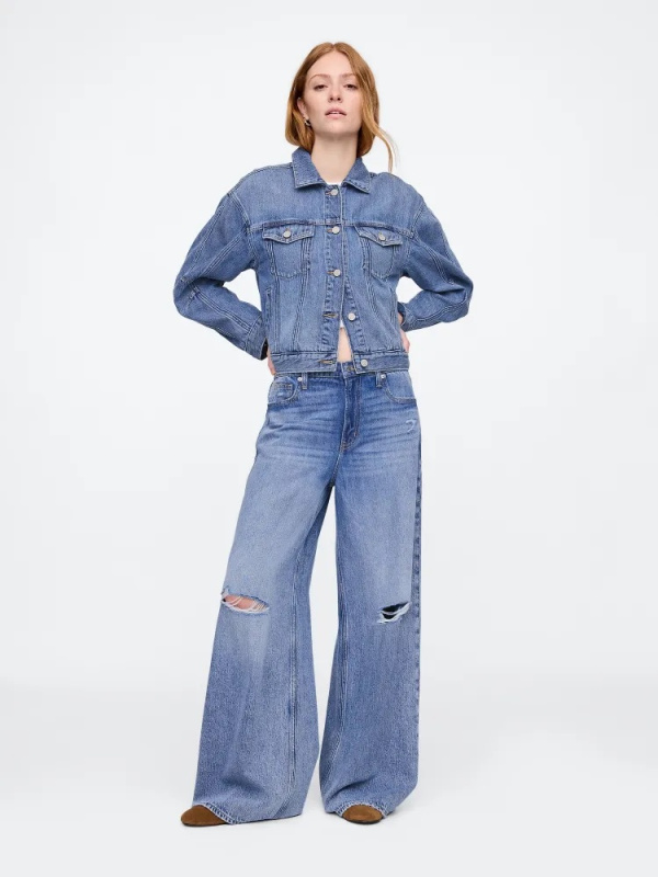 GAP Džínová bunda SuperSoft Velikost: XL