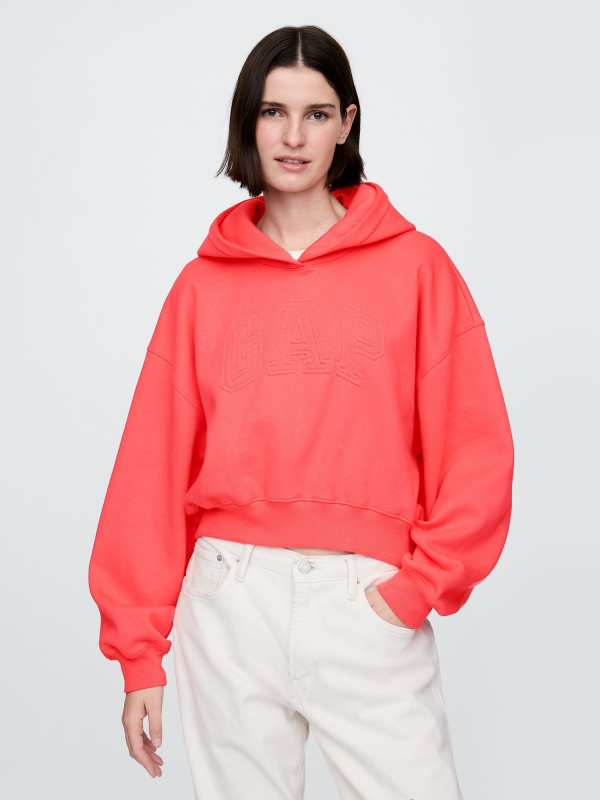 GAP Oversize crop mikina - Dámské