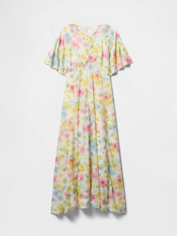 GAP Maxi šaty květinová Velikost: XL