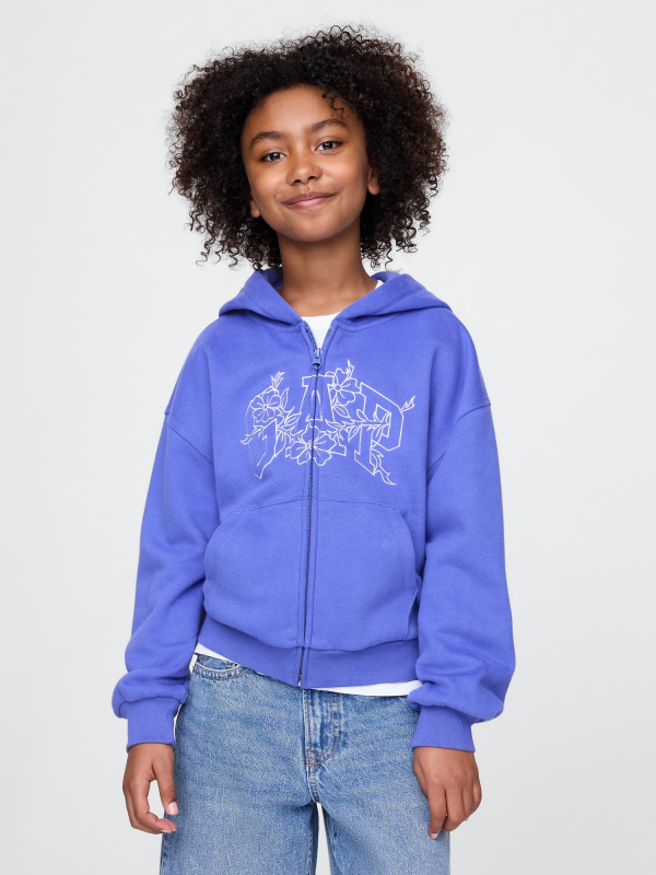 GAP Dětská oversize mikina s logem - Holky