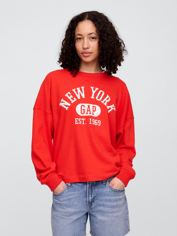 GAP Oversize mikina s logem Americana - Dámské