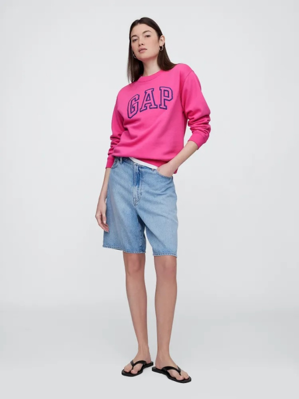 GAP Mikina s logem Heritage růžová Velikost: XL