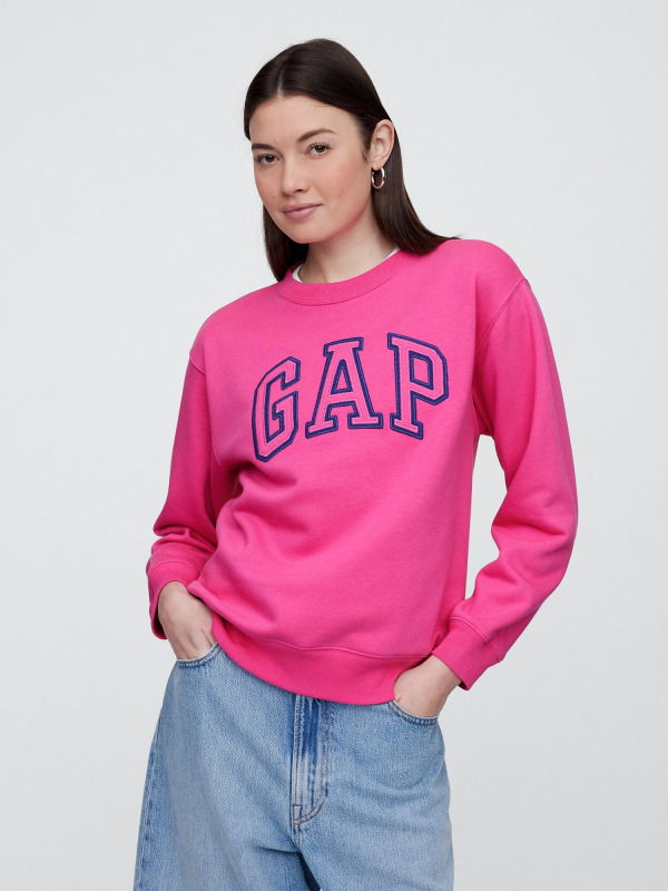 GAP Mikina s logem Heritage růžová Velikost: XXS