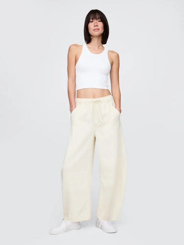 GAP Džíny Horseshoe UltraSoft béžová Velikost: XS