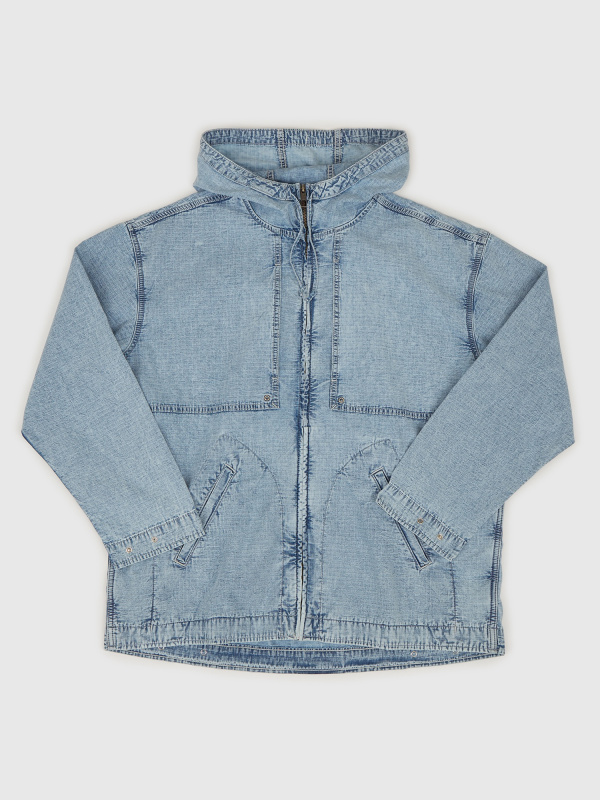 GAP Džínová oversize bunda Ripstop - Pánské
