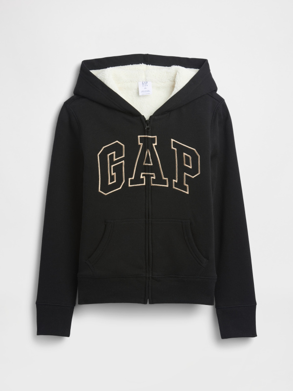 GAP Dětská zateplená mikina Sherpa - Holky