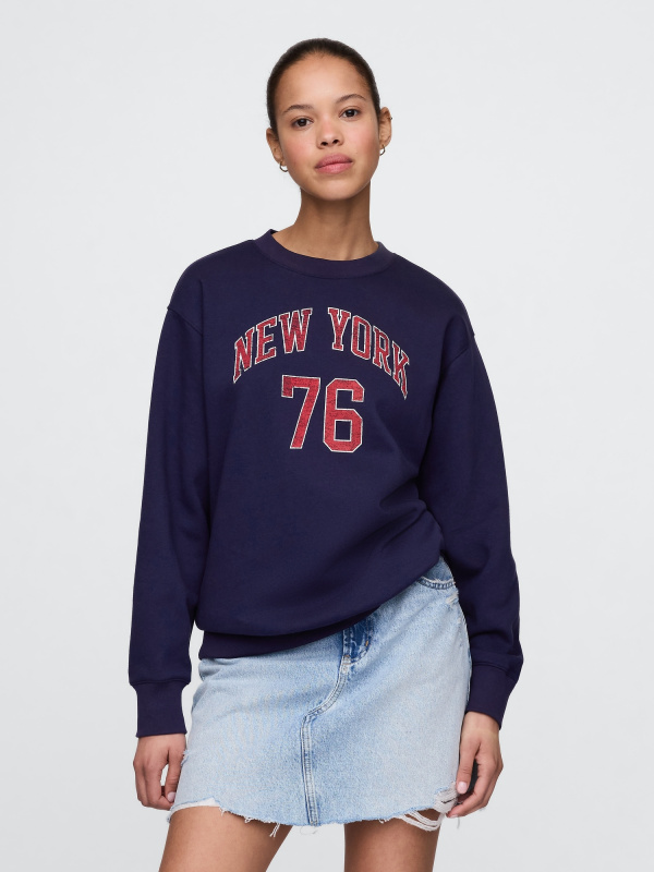 GAP Oversize mikina VintageSoft Americana - Dámské
