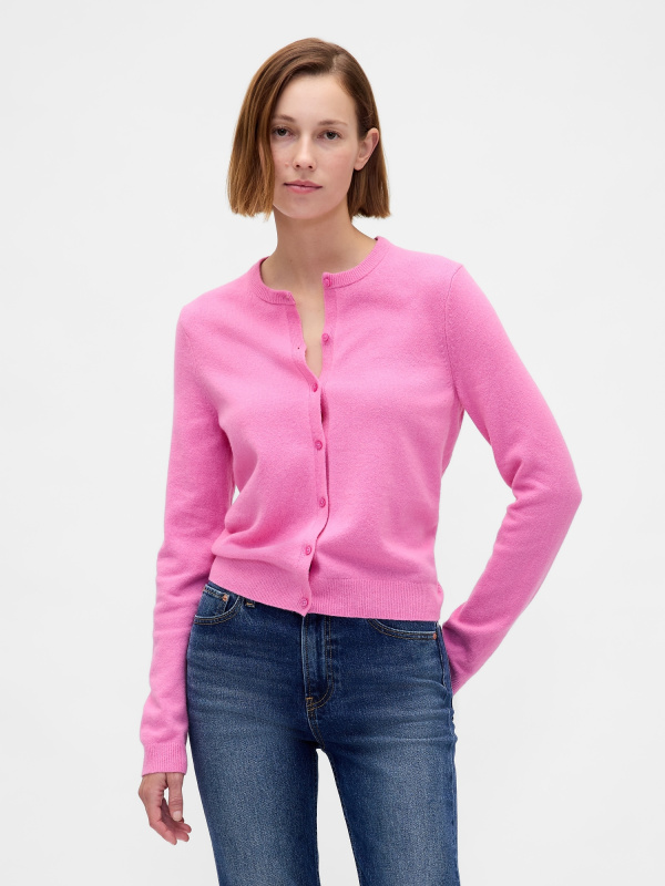 GAP Crop Cardigan CashSoft