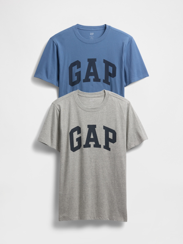 GAP Tričko s logem Everyday Soft, 2 ks - Pánské