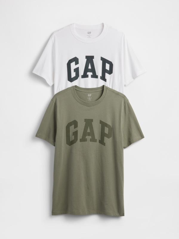 GAP Tričko s logem Everyday Soft, 2 ks - Pánské