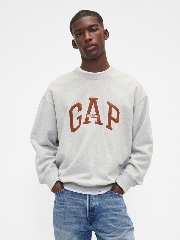 GAP Oversize mikina Heavyweight - Pánské