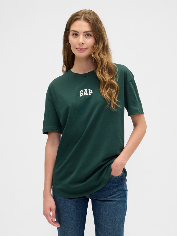 GAP Bavlněné tričko s logem - Dámské