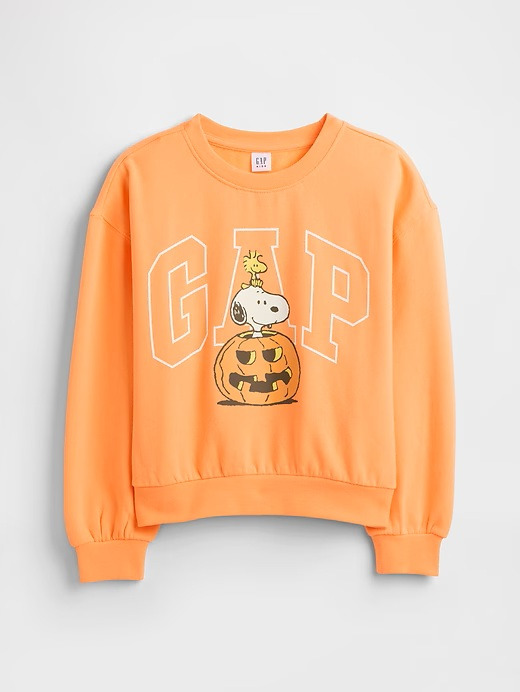 GAP Dívčí Dětská oversize mikina Gap & Snoopy 822260-00 Velikost: M