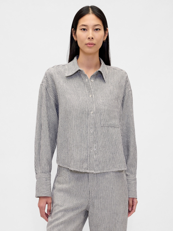 GAP Lněná oversize košile Velikost: XXL