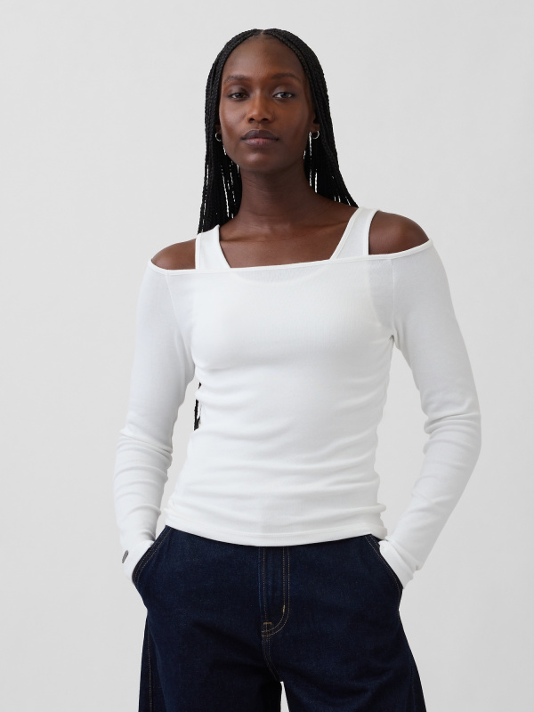 GAP Top s odhalenými rameny - Dámské