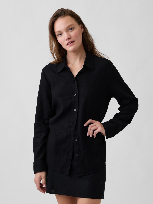 GAP Oversize lněná košile