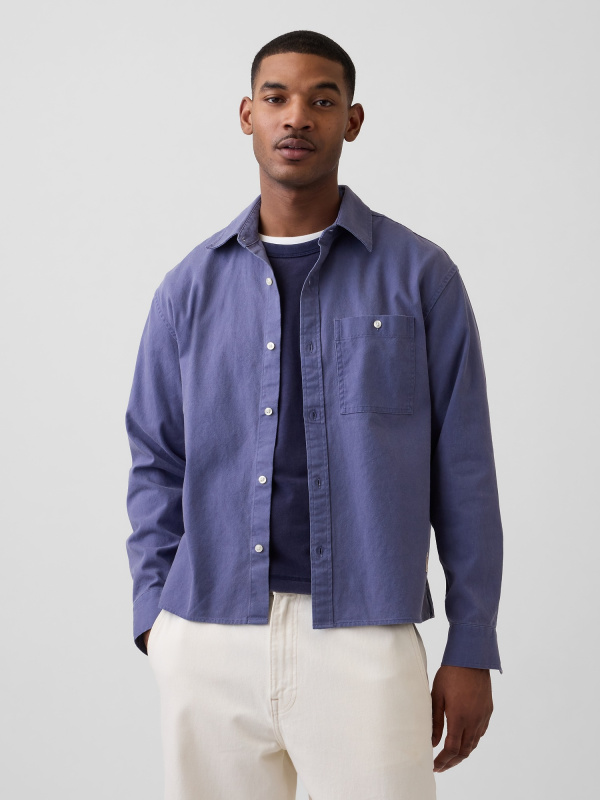 Pánská košile GAP Canvas Utility