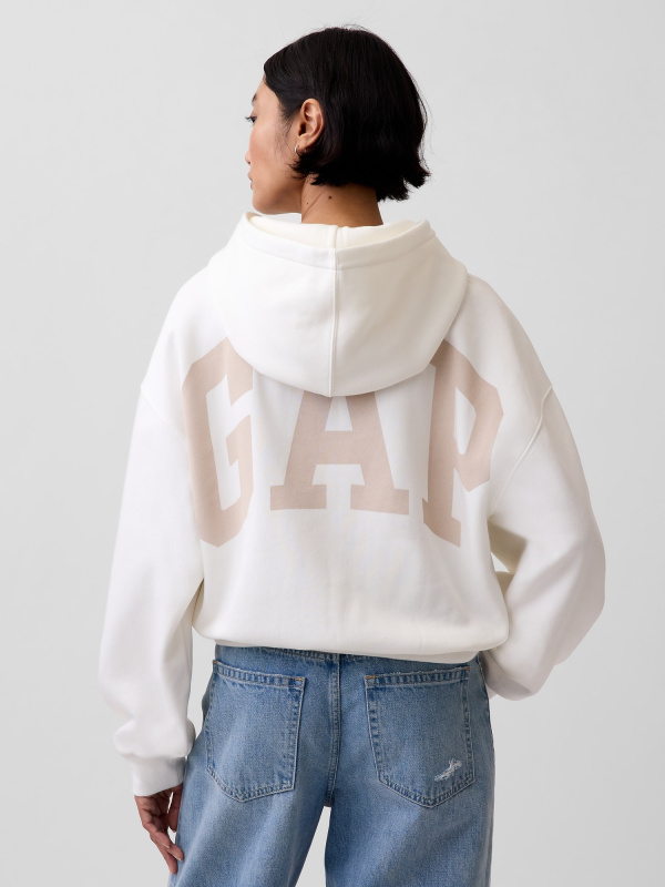 GAP Oversize Crop Mikina s Logo VintageSoft