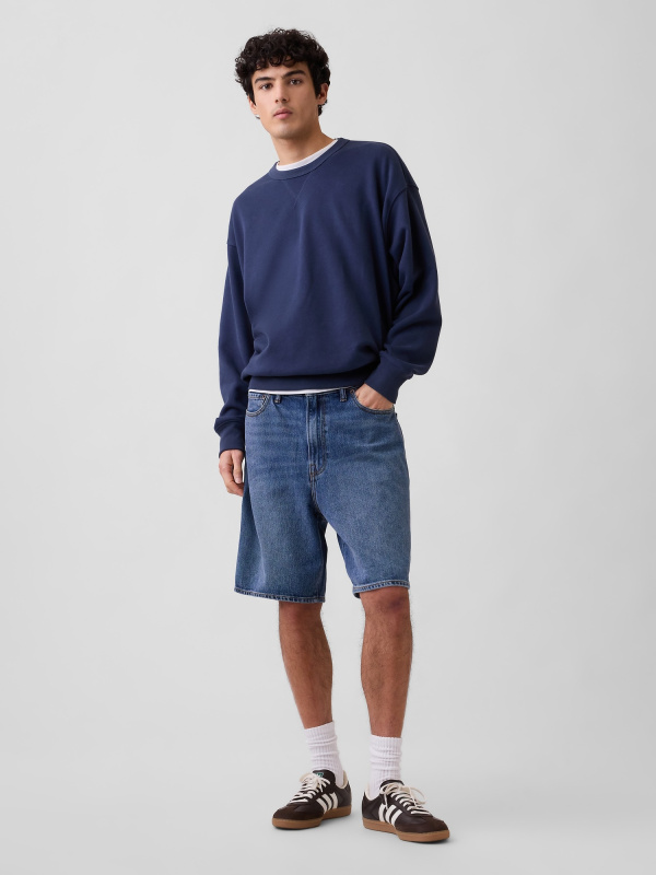 Pánské džínové kraťasy GAP Loose SuperSoft