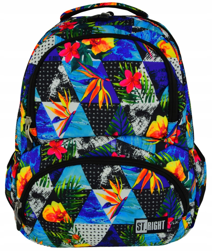 St.RIGHT Školní batoh čtyřkomorový Paradise