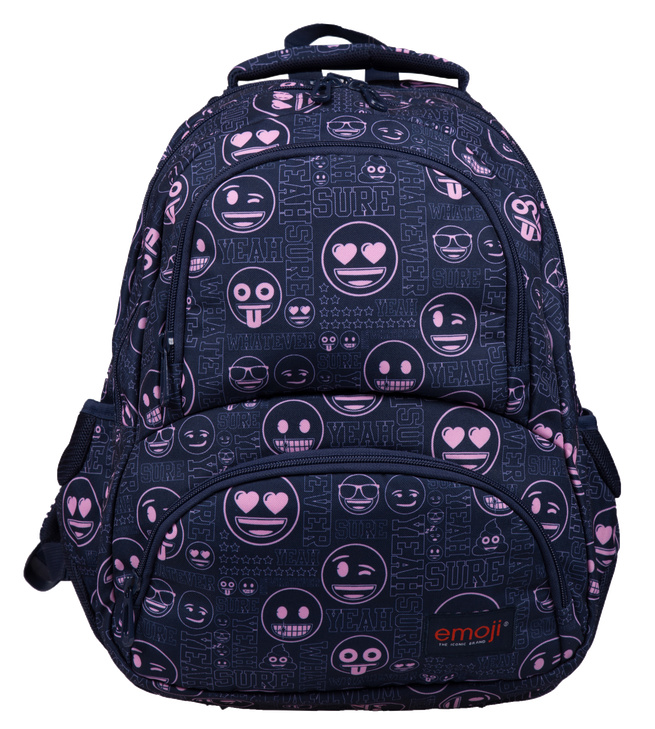 St.RIGHT Školní batoh čtyřkomorový Emoji