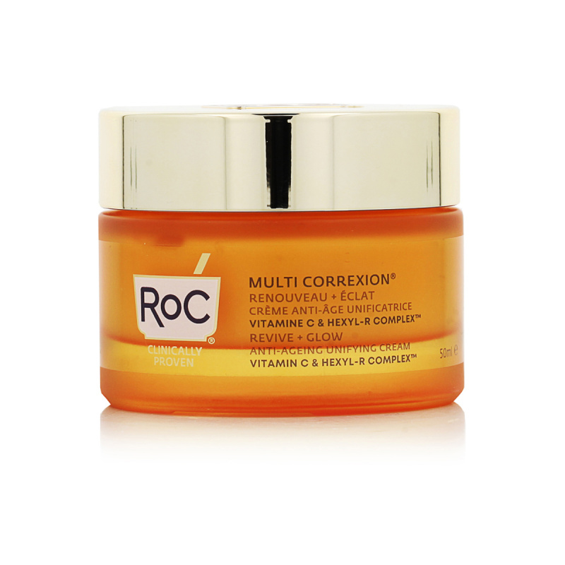 RoC Multi Correxion Revive + Glow protivráskový rozjasňující krém s vitaminem C 50 ml