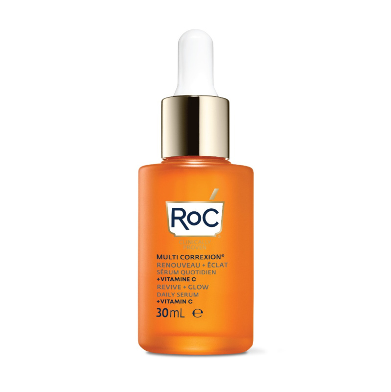 RoC Multi Correxion Revive + Glow rozjasňující sérum s vitaminem C na obličej a krk 30 ml