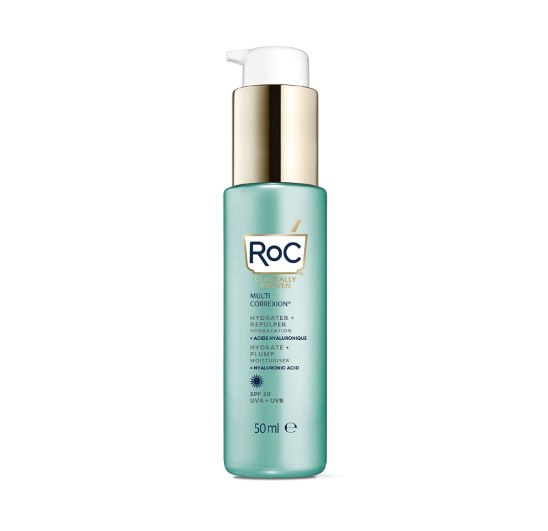 RoC Multi Correxion Hydrate & Plump intenzivní hydratační krém pro zpevnění pleti SPF 30 50 ml