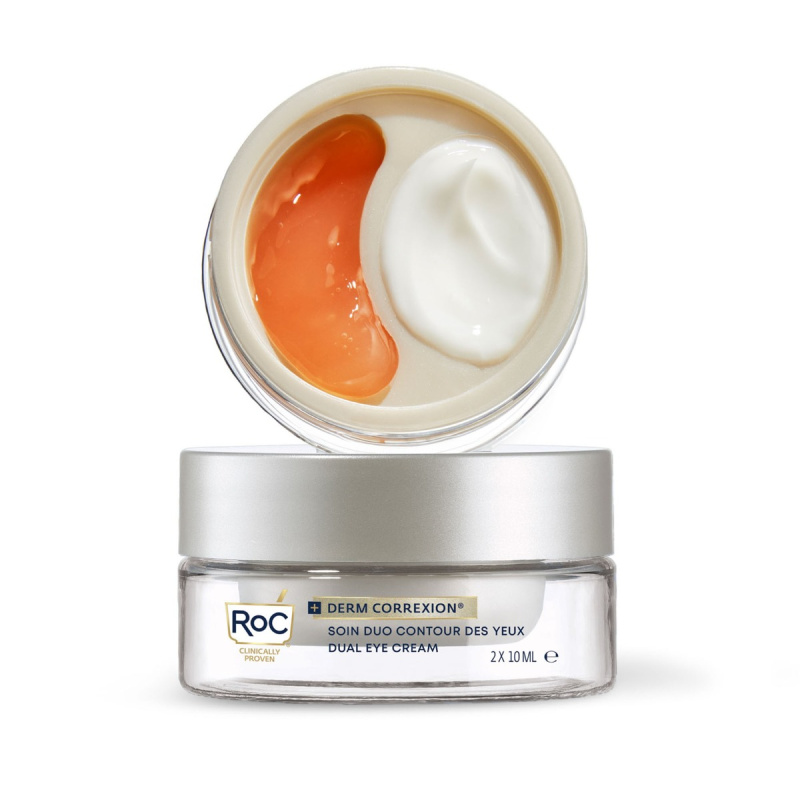 RoC Derm Correxion Dual Eye protivráskový krém na oční okolí 2 v 1 2x10 ml