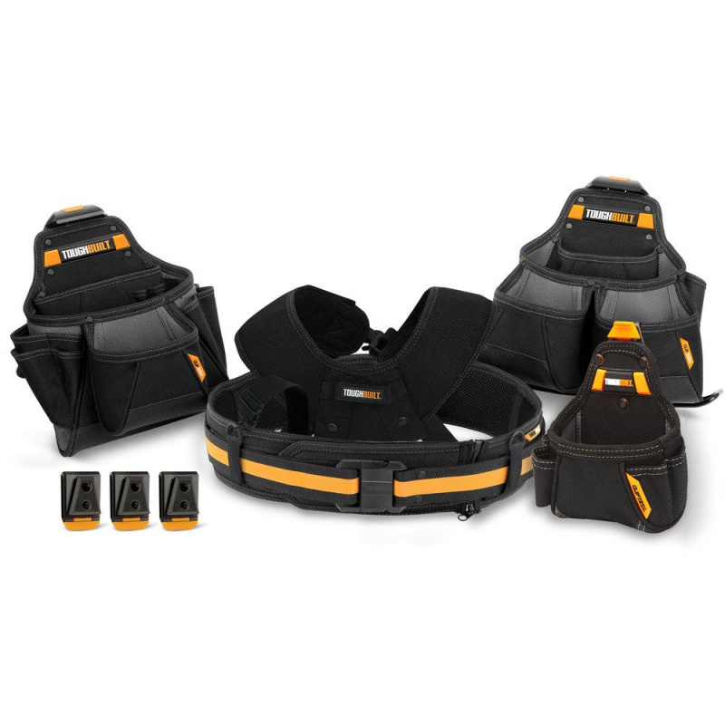 Toughbuilt univerzální set opasku, kapsy a háku na kladivo