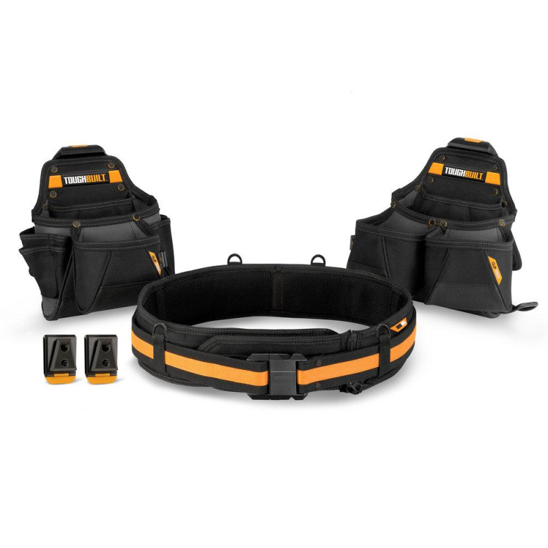 Toughbuilt - set opasku a dvou kapsářů  pro tesaře a pokrývače