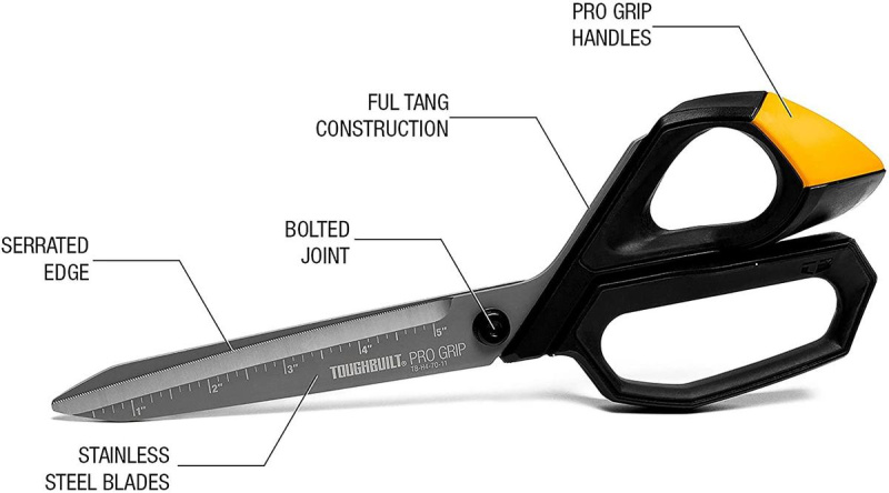 Toughbuilt -profesionální nůžky