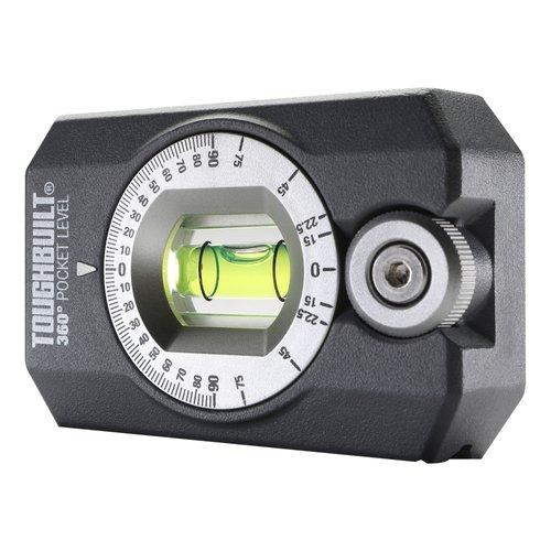 Toughbuilt - kapesní nastavitelná vodováha 360°