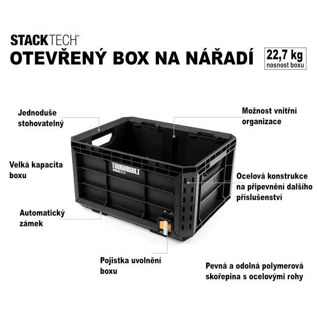 Toughbuilt | StackTech® - otevřená bedna na nářadí
